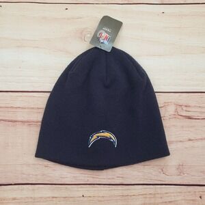 Los Angeles Chargers Hat Cap Beanie One Size Blue Yellow‎ NFL Football Mens B3
